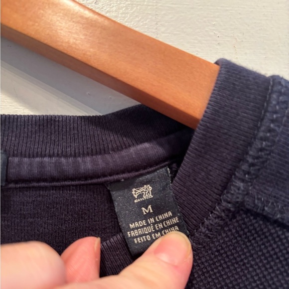 Scotch & Soda basic thermal long -sleeve mens size medium navy minimalist - Picture 9 of 12